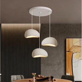 BRILAGI - Lampă suspendată pe cablu WABI SABI 3xE27/60W/230V albă