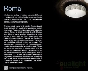 Plafonier diametru 30cm Roma PL4 093093