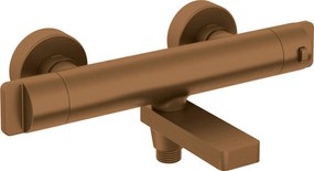 Baterie cada bronz periat, termostata, Deante Therm Bronz periat