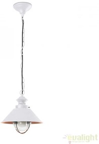 Pendul de terasa exterior NAUTICA alb/cupru IP33 71106