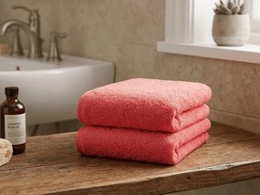 Prosop NORIELLE 50x90 cm rosu, 100% bumbac