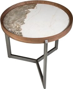 Masuta laterala deosebita design LUX Walnut-Marble