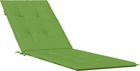 vidaXL Pernă de șezlong, melanj verde, (75+105) x 50 x 4 cm textil