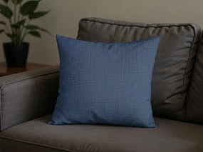 Fata de perna din muselin MUSSARI 45x45 cm, albastru inchis