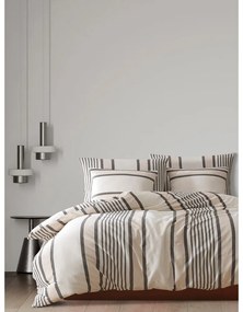 Lenjerie de pat bej pentru pat dublu 200x200 cm Astana – Mijolnir