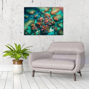 Tablou pe sticlă - Priveliște spre mare (70x50 cm)