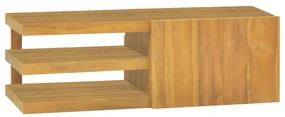 338256 vidaXL Dulap pentru baie de perete, 90x40x30 cm, lemn masiv de tec