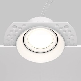 Spot incastrabil design tehnic Dot alb