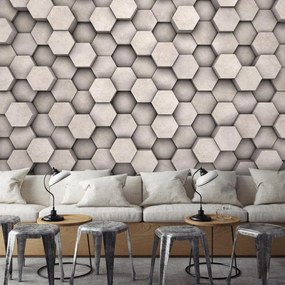 Fototapet - Hexagoane (147x102 cm)