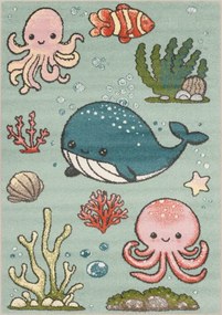Covor Copii Cu Pesti Aquario Mint Selectează mărime: 240 X 330