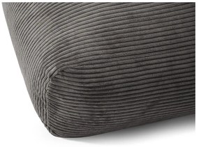 Fotoliu puf pentru copii verde cu tapițerie din catifea reiată Snug 80 Dragon – SLOWDOWN