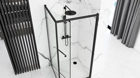 Cabina de dus Rea Space In Black 80x100