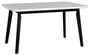 Masă Harry 80 x 140+180 VII (Alb) (Negru). 1059237