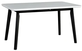 Masă Harry 80 x 140+180 VII (Alb) (Negru). 1059237