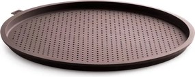 Tava pentru pizza Lekue 1010177, Ø36x1,8 cm, Perforata, Pliabila, -60°C/+220°C, Bronz