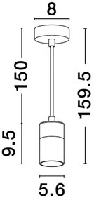 Pendul modern minimalist tip spot POGNO