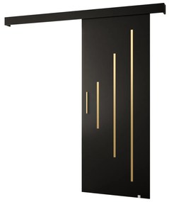 Uși culisante 70 cm Slavdro 3 (negru mat). 1108774