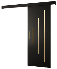 Uși culisante 70 cm Slavdro 3 (negru mat). 1108774