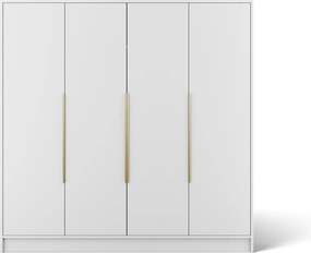 Dulap Palladio Hinged – 200x51x200 cm – Alb – Palladio 200 Hinged Dulap – Varianta 2