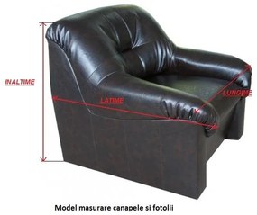 Husa elastica si creponata pentru canapea 2 locuri, cu volanas, culoare Maro