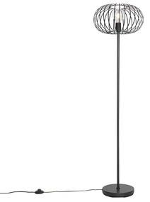 Lampă de podea design negru - Johanna