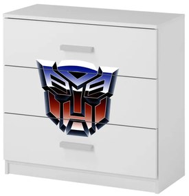 Comoda Transformers, 3 sertare