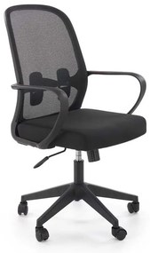 Scaun de birou Baldwin, negru