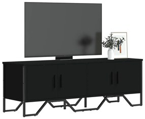 vidaXL Dulap TV, negru, 122x34x41 cm, lemn prelucrat