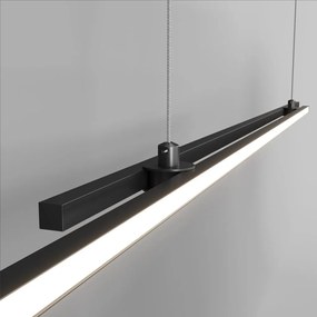 Lustra LED, pendul design modern Halo negru