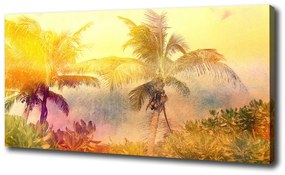 Imprimare tablou canvas Palmele colorate