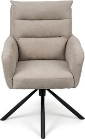 Set - 2 scaune de dining rotative AVENBERG TESSA bej