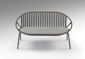Set mobilier de exterior din 4 piese Saori gri inchis