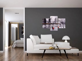 Tablou - Pictură în ulei a orașului II. (90x60 cm)