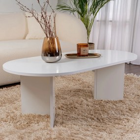 Masă de cafea Sable White
