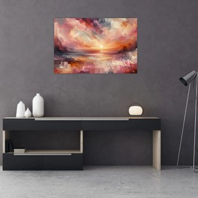 Tablou - Răsărit pictat (90x60 cm)