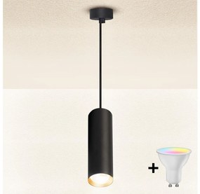 Brilagi - Pendul LED reglabil pe cablu SELE 1xGU10/6,5W/230V negru/auriu