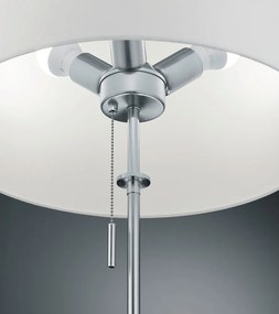 Lampadar argintiu cu abajur textil (înălțime 180 cm) Lyon – Trio