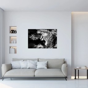 Tablou - Portretul unei leoaice (90x60 cm)