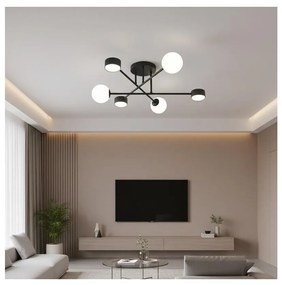 Lustră aplicată HOLON 3xG9/8W/230V + 3xGX53/12W, neagră