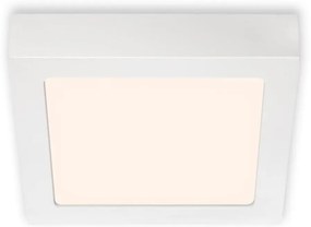 Briloner 7123-016 - Plafonieră LED FIRE, 12 W, 230 V, 3000 K (alb cald), 17 x 17 cm, alb