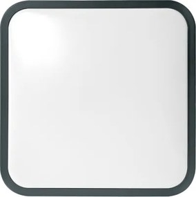 Brilagi-LED Plafonieră pentru baie cu senzor ZENNA LED/24W/230V 34,5x34,5 cm IP44 antracit