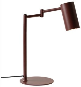 Lampa birou din metal cu brat articulat Bilbao visiniu