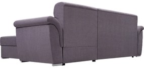 Set de canapea, ţesătură Queens gri închis, dreapta, FABO