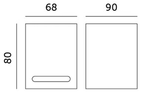 Aplică de exterior QUERK 1xGU10/35W/230V IP54 8 cm negru