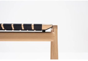 Bancă negru/natural Klupa - Gazzda