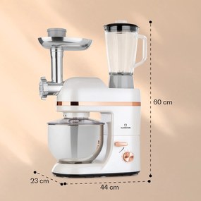 Lucia Elegance, robot de bucătărie, blender, mașină de tocat carne, 2000W, fără BPA