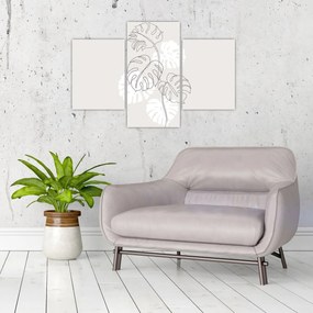 Tablou - Linia de artă monstera N⁰3 (90x60 cm)