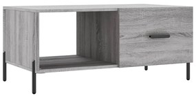 vidaXL Măsuță de cafea, gri sonoma, 90x50x40 cm, lemn prelucrat