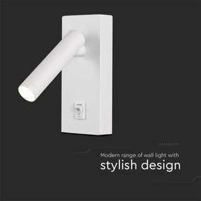 Spot LED de perete LED/2W/230V 4000K alb