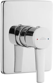 Baterie dus incastrata Invena Glamour crom lucios